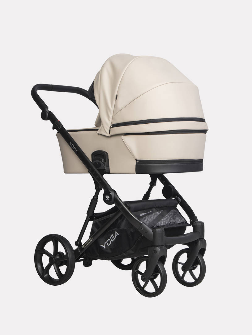 Коляска 3 в 1 Riko Basic Yoga Ecco 17 Sand, Кремовый