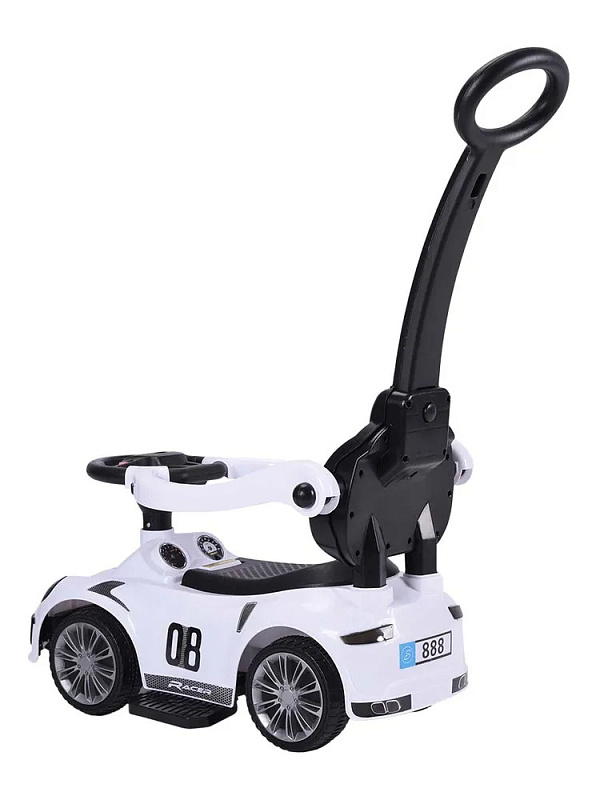 Детская каталка Sevillababy Racer 3 в 1 с ручкой 8189 white/белый