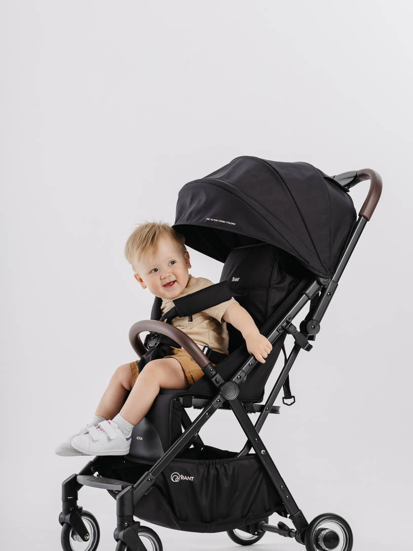 Коляска прогулочная Rant Action Black