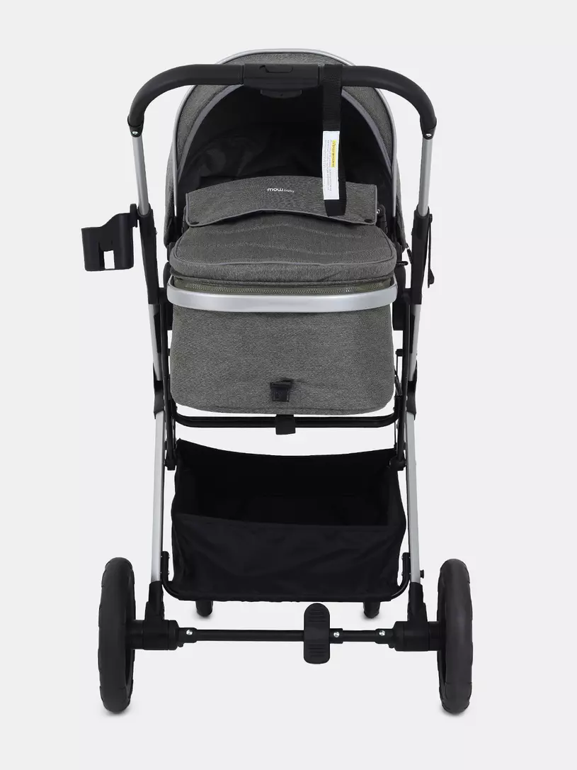 Коляска-трансформер 3 в 1 Mowbaby Jasper Silver green