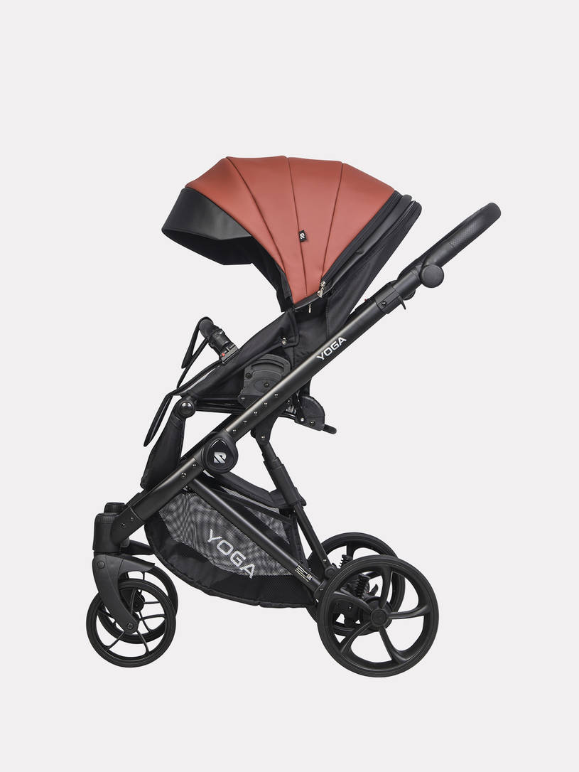Коляска 2 в 1 Riko Basic Yoga Ecco 14 Maroon