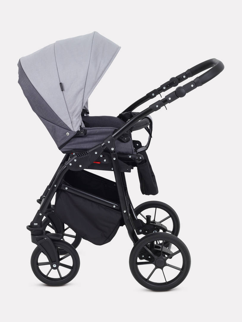 Коляска 2 в 1 Rant Dream 2024 02 темно-серый - светло-серый