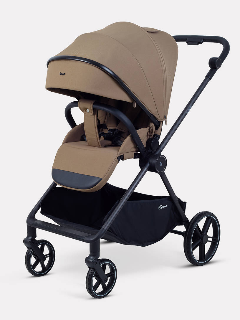 Коляска прогулочная Rant Nero Carbon Beige