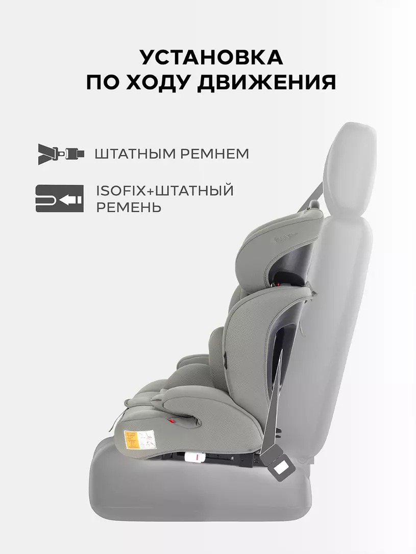 Автокресло Rant Basic Spark Next Isofix группа 1/2/3 (9-36 кг) Olive