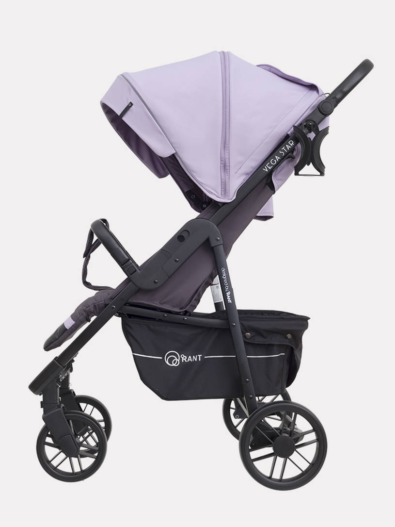 Коляска прогулочная Rant Vega Star Sweet Lavender. Цвет: Фиолетовый