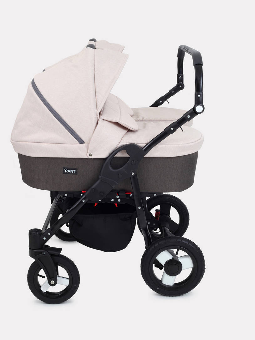 Коляска для двойни 2 в 1 Rant Dream Duo 05 коричневый-бежевый