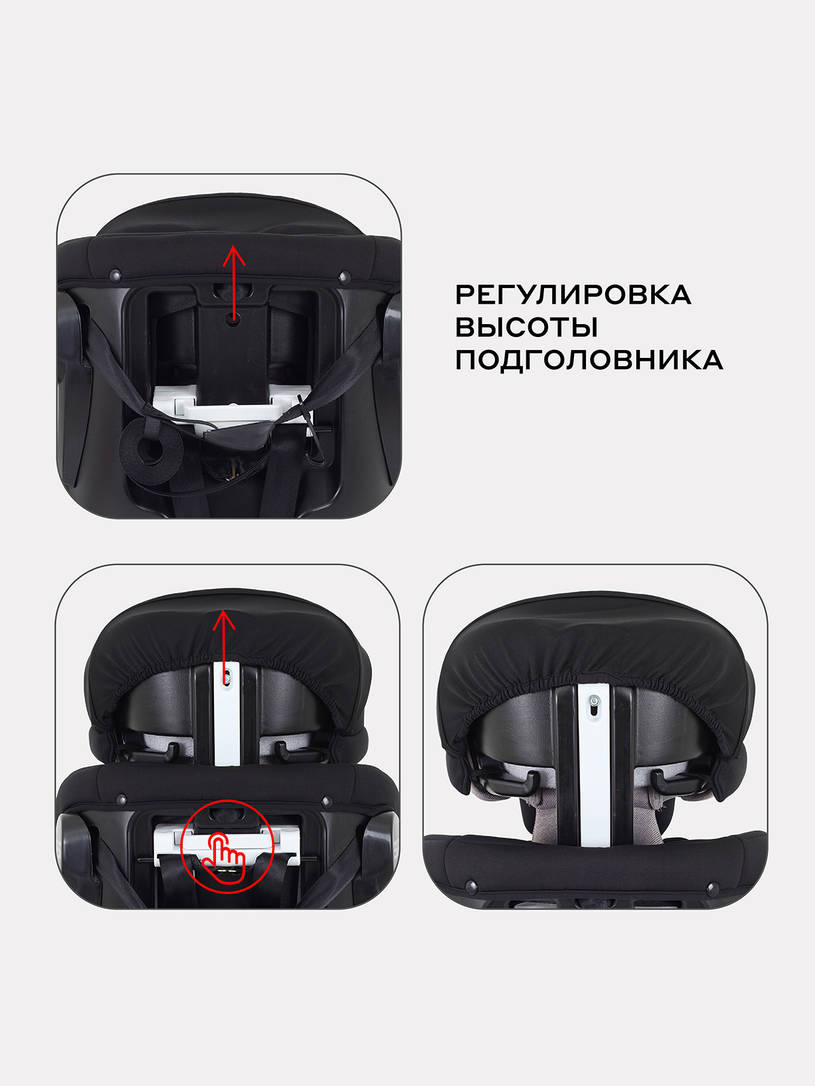 Автокресло Rant Nitro Plus isofix группа 0/1/2/3 (0-36 кг) Black