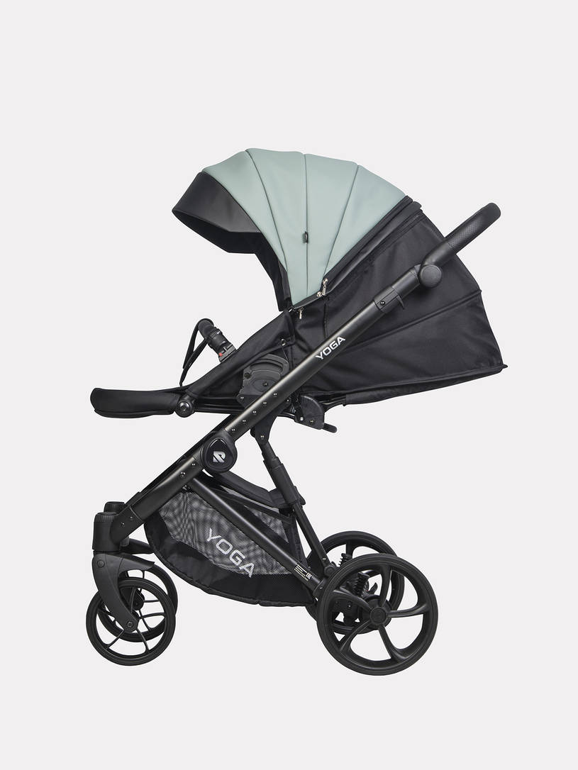 Коляска 3 в 1 Riko Basic Yoga Ecco 16 Lagoon, Зеленый
