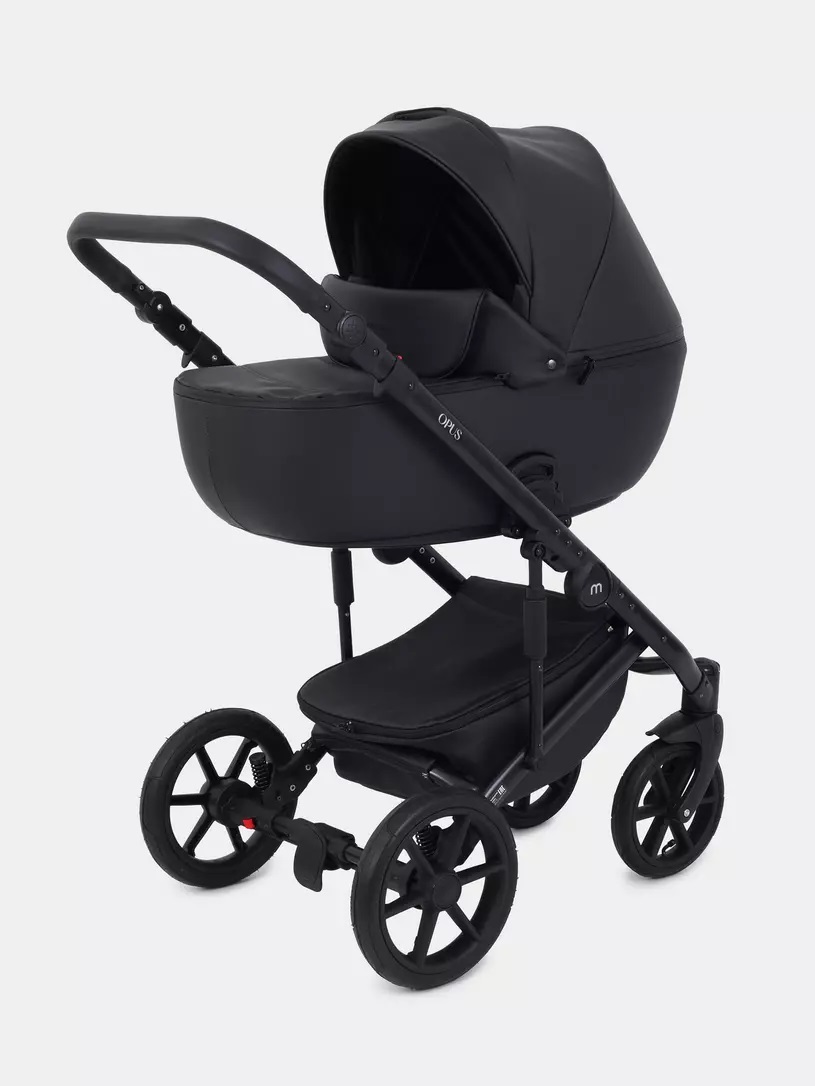 Коляска 3 в 1 Mowbaby Opus Midnight black, Черный