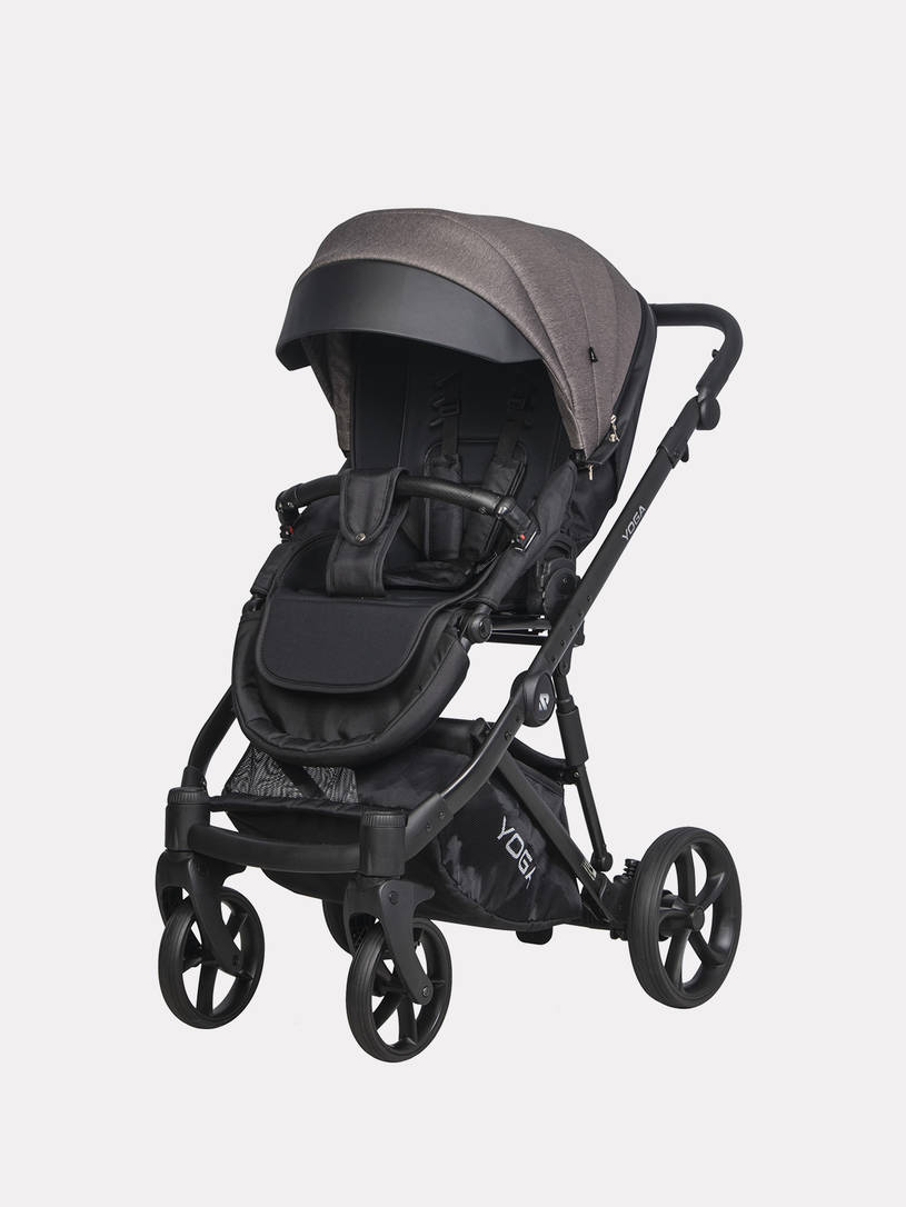 Коляска 2 в 1 Riko Basic YOGA, 02 КОРИЧНЕВЫЙ