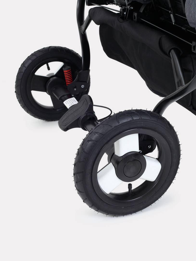 Коляска для двойни 2 в 1 Rant Dream Duo 06 серый-зеленый