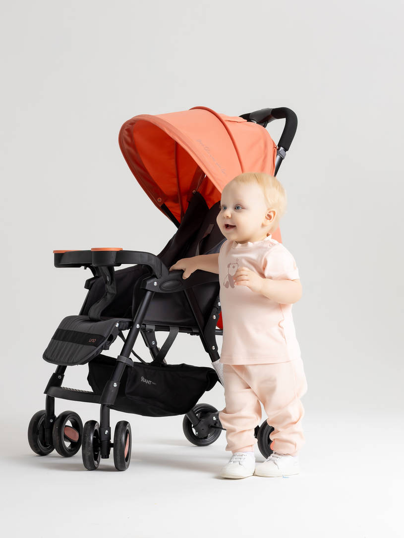 Коляска прогулочная Rant Basic Uno Cloud pink