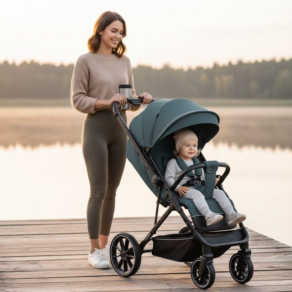 Коляска прогулочная Indigo Delta+ синий