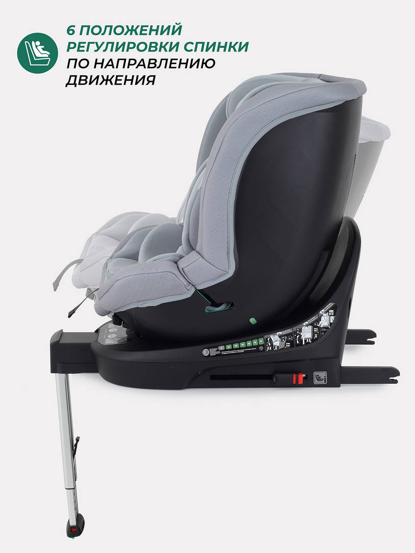 Автокресло Mowbaby Stage isofix (40-150 см) 0-36 кг Grey