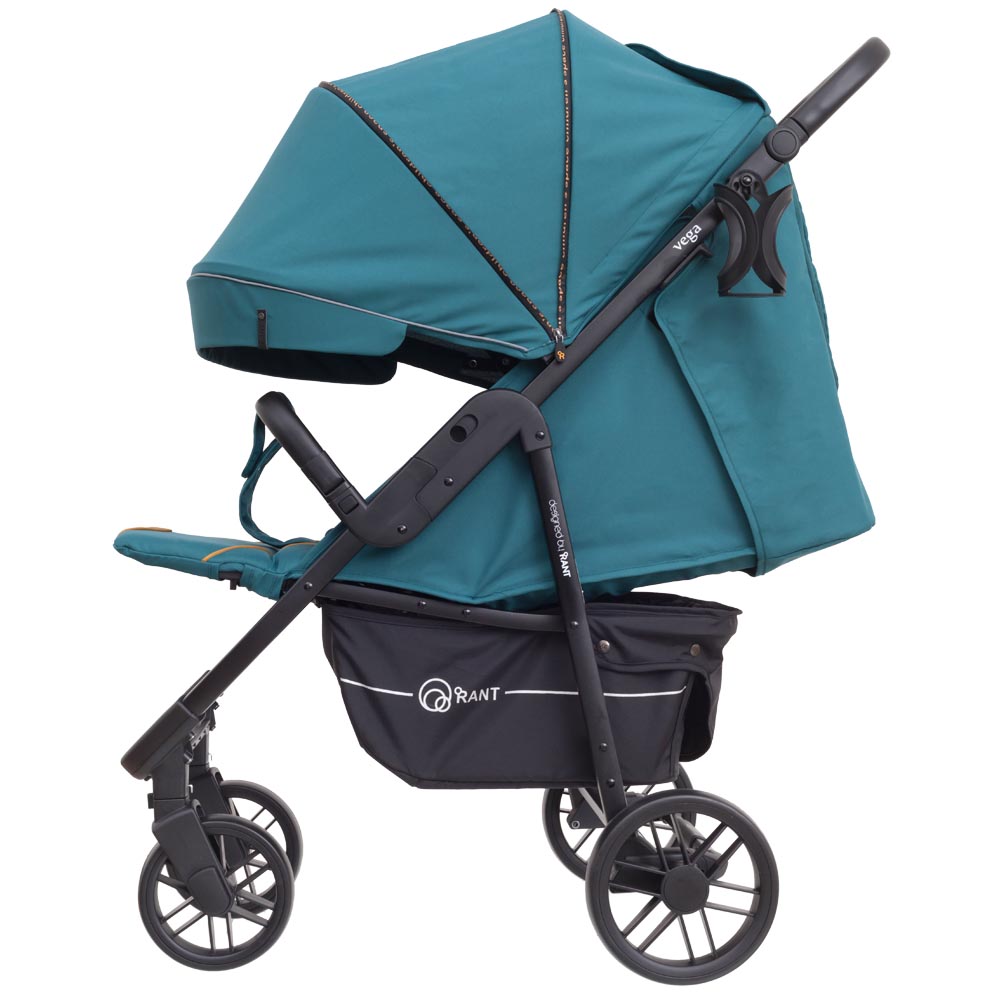 Коляска прогулочная Rant Vega Deep Malachite. Цвет: Бирюзовый