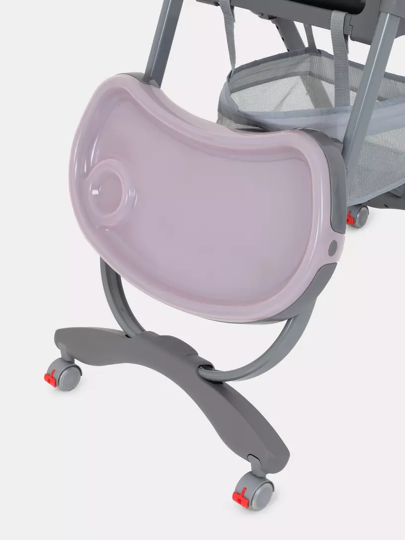 Стульчик для кормления Rant Cafe grey-pink