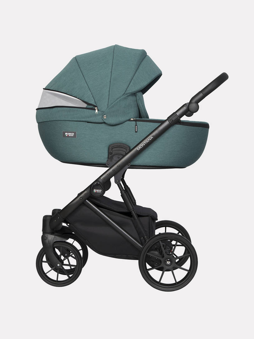 Коляска 2 в 1 Riko Basic Montana 06 изумруд