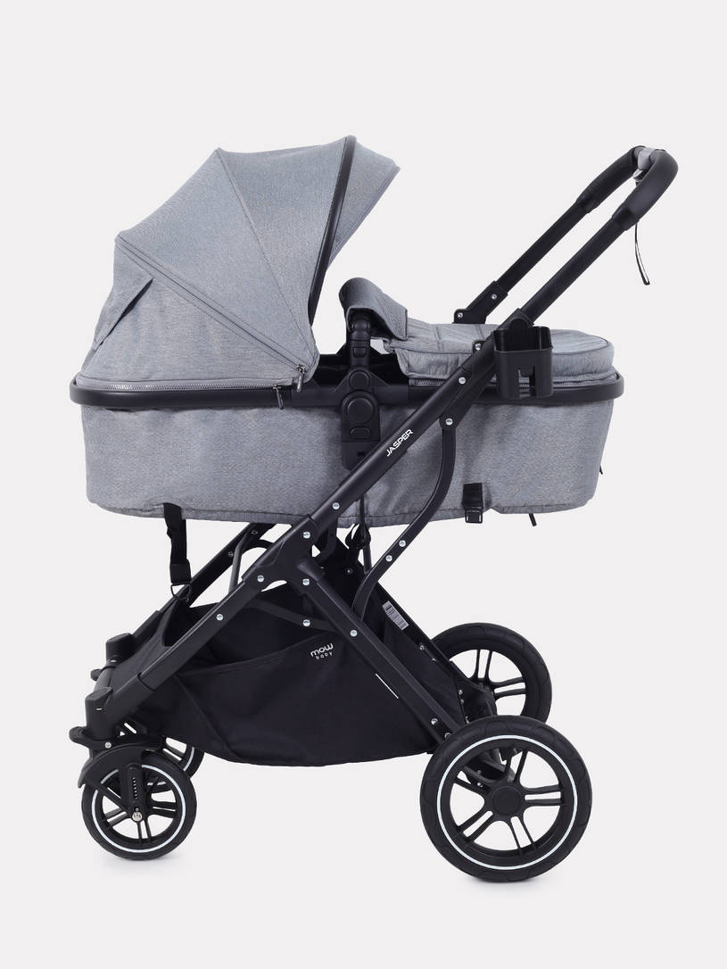 Коляска-трансформер 3 в 1 Mowbaby Jasper Grey