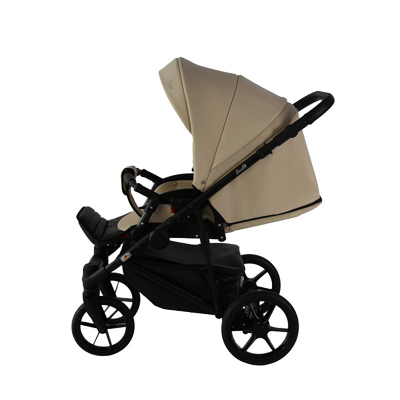 Детская коляска Sevillababy Tisso 2 в 1 светло-бежевый экокожа