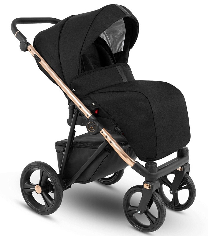 Коляска 2 в 1 Camarelo Belagio, BG-04 (Чёрный Жаккард)