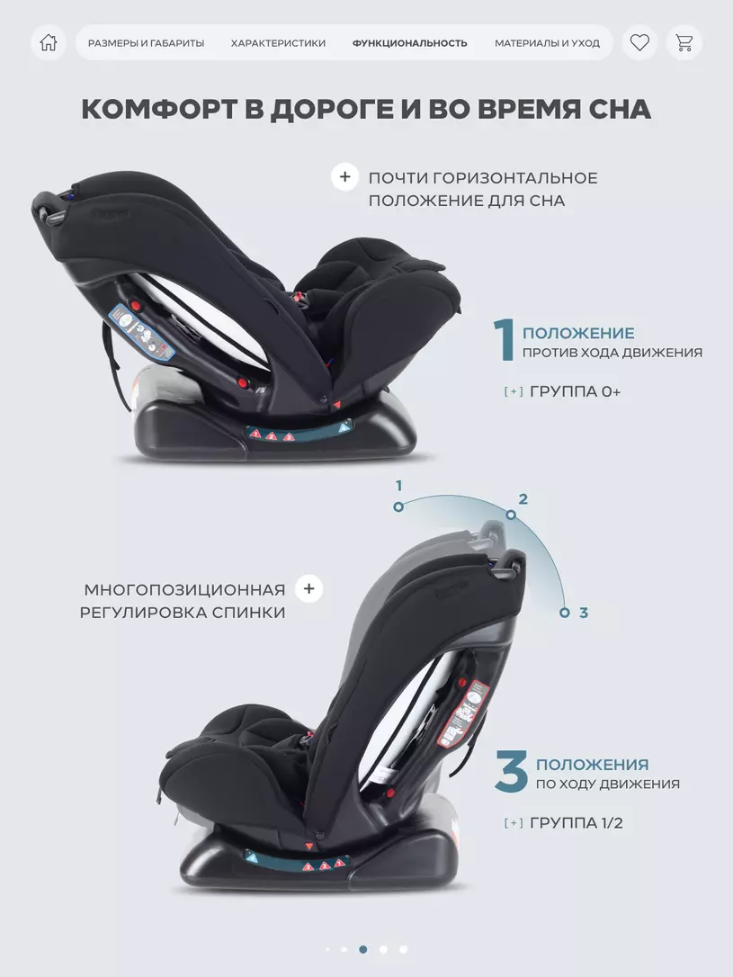 Автокресло Rant Basic Rally Next группа 0+/1/2 (0-25 кг) Black