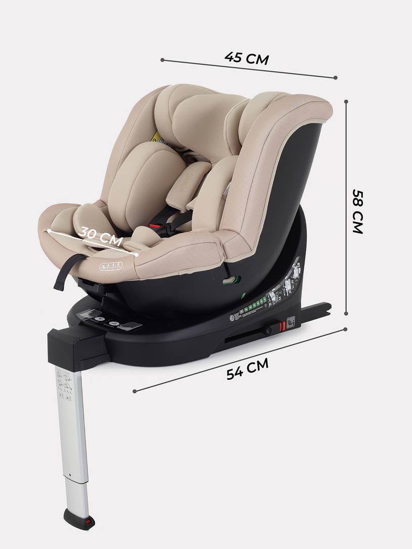 Автокресло Mowbaby Stage isofix (40-150 см) 0-36 кг Beige