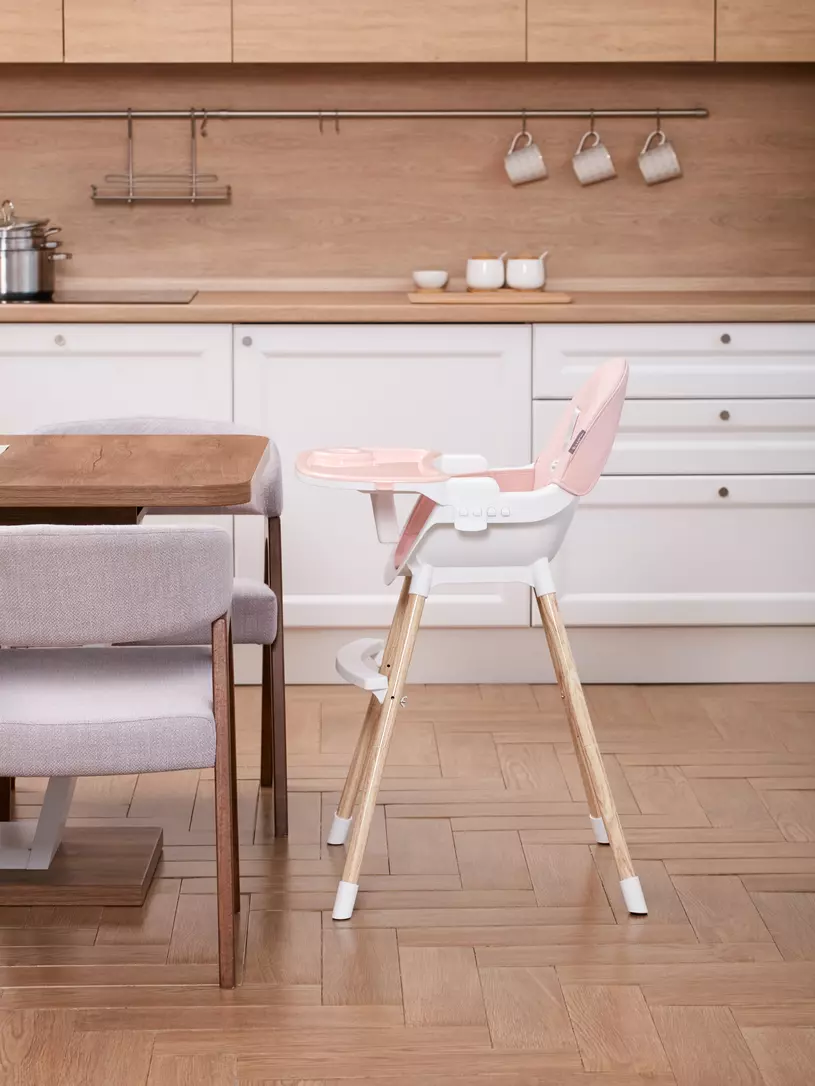 Стульчик для кормления Mowbaby Crispy pink