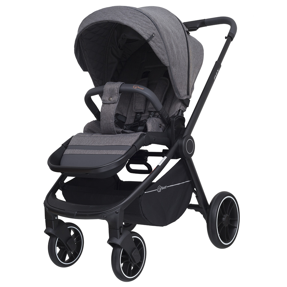 Коляска 3 в 1 Rant Flex Trends Grey серый