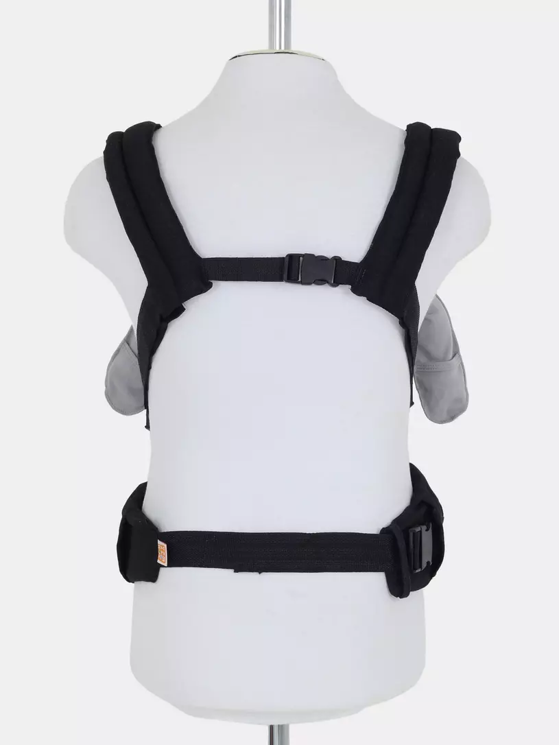 Рюкзак-кенгуру Топотушки Деним стежка черный