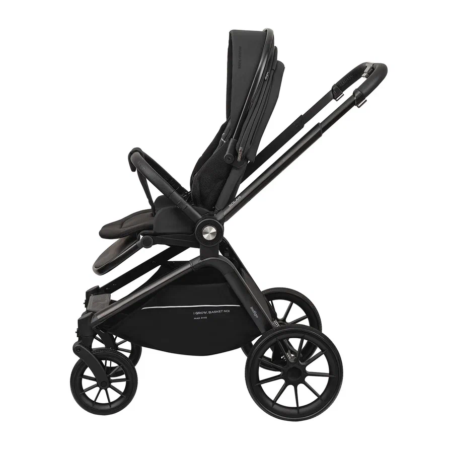 Коляска 3 в 1 Indigo SOLAR черный