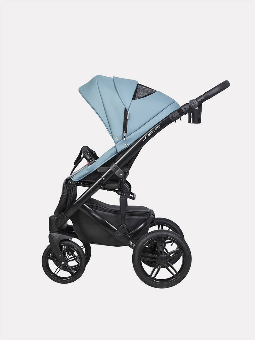 Коляска 3 в 1 Riko Sigma Pro Сrystal blue
