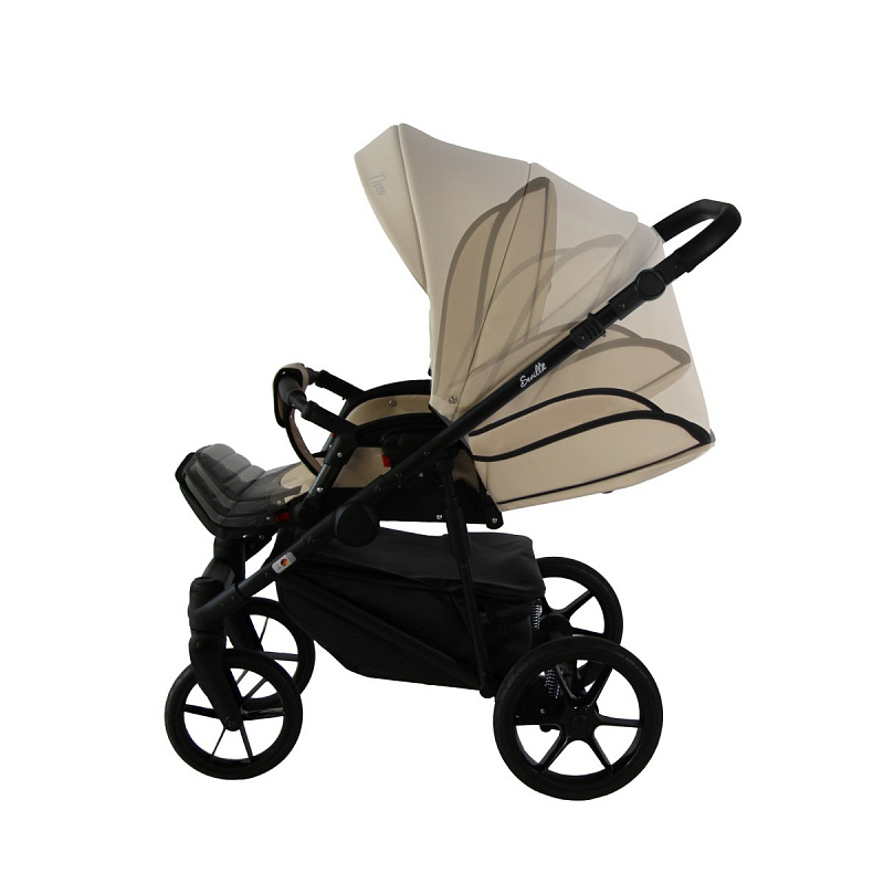 Детская коляска Sevillababy Tisso 2 в 1 светло-бежевый экокожа