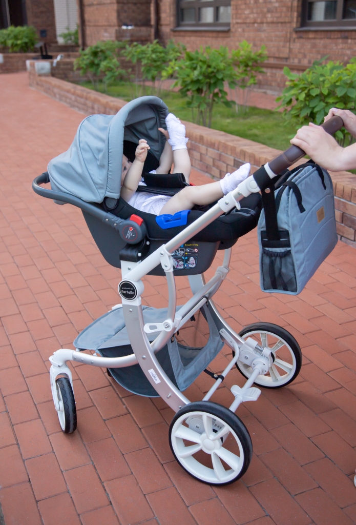 Коляска трансформер Farfello Aimile Original New Pearl (Стальной Серый NDP-3)