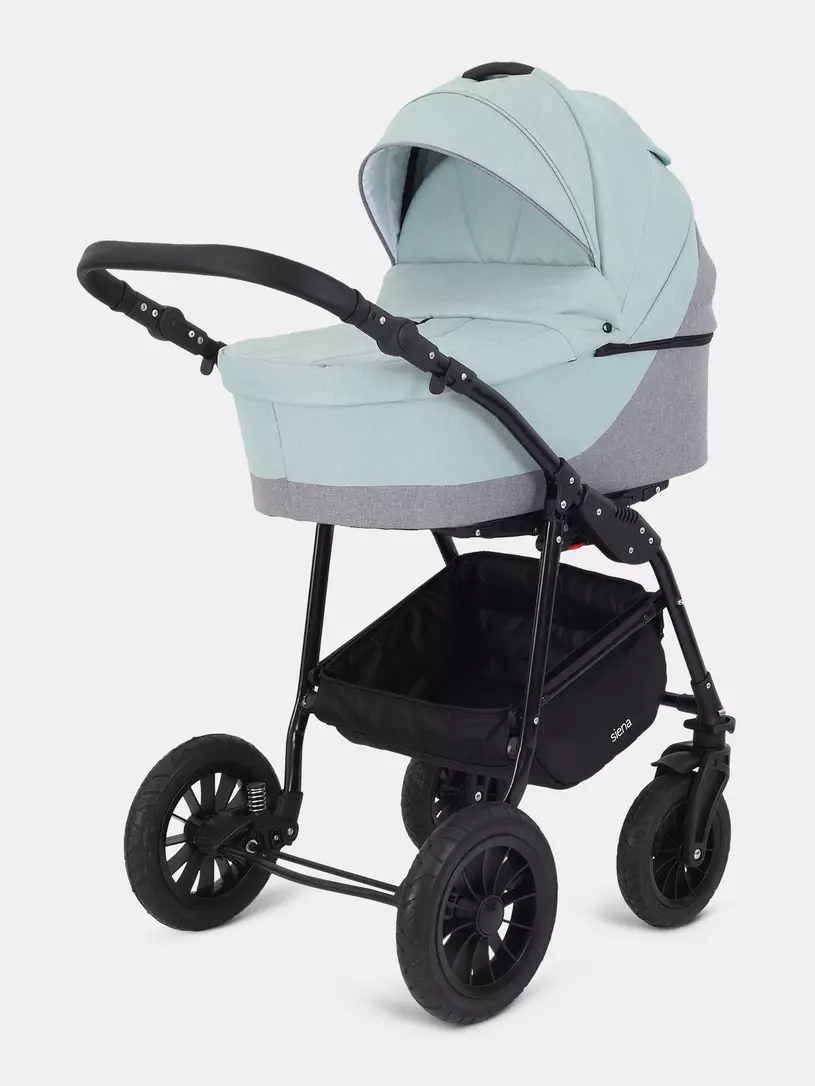 Коляска 3 в 1 Rant Siena 2024 10 серый-ментоловый