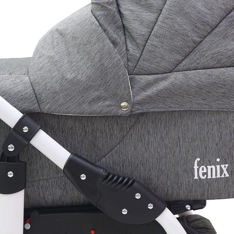 Коляска 2 в 1 Rant Fenix Prime 02 серый джинс