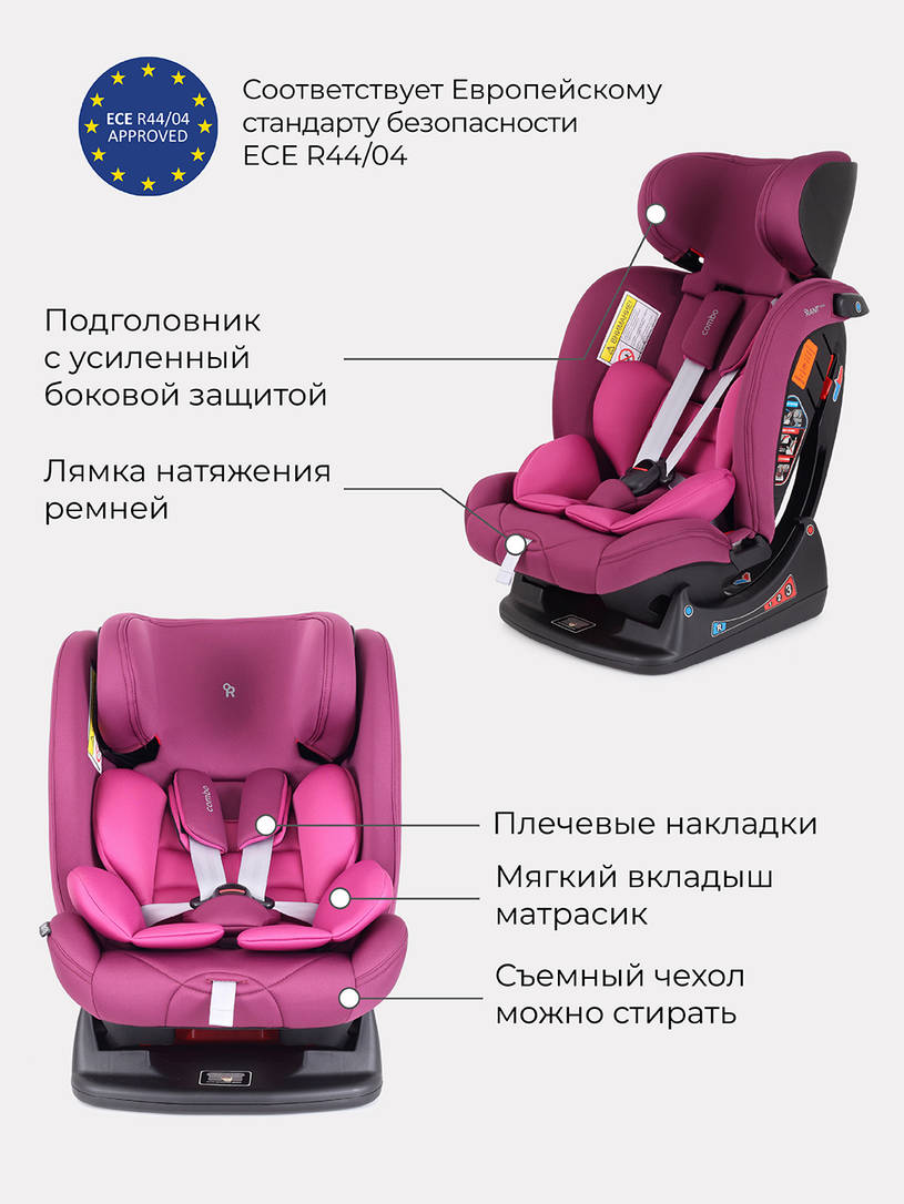 Автокресло Rant Basic Combo 0/1/2/3 (0-36 кг) Purple