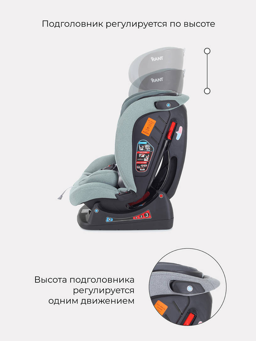 Автокресло Rant Matrix Active Line 0/1/2/3 (0-36 кг) Green