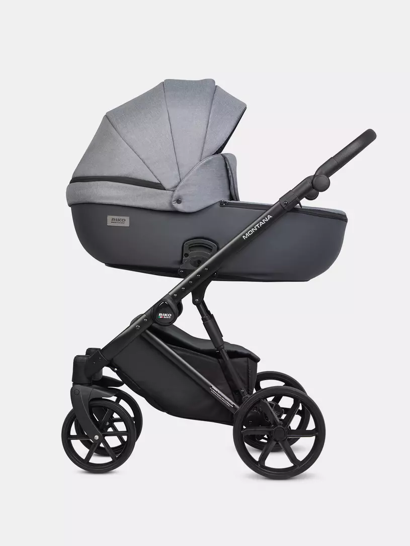 Коляска 3 в 1 Riko Basic Montana Plus 40 Graphite