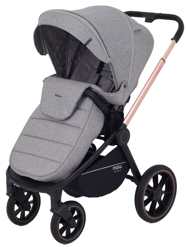 Коляска 3 в 1 MOWBaby ZOOM PU RA087 Gold Beige