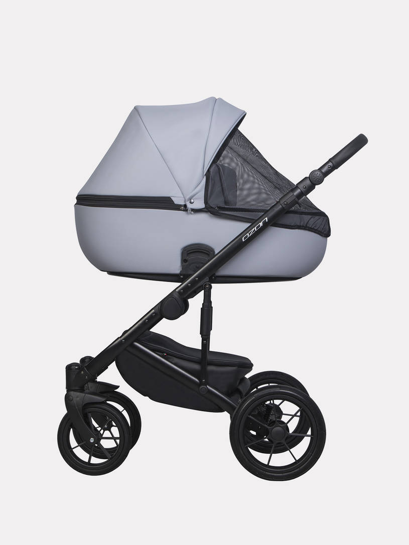 Коляска 3 в 1 Riko Basic Ozon Pastel 04, Серый