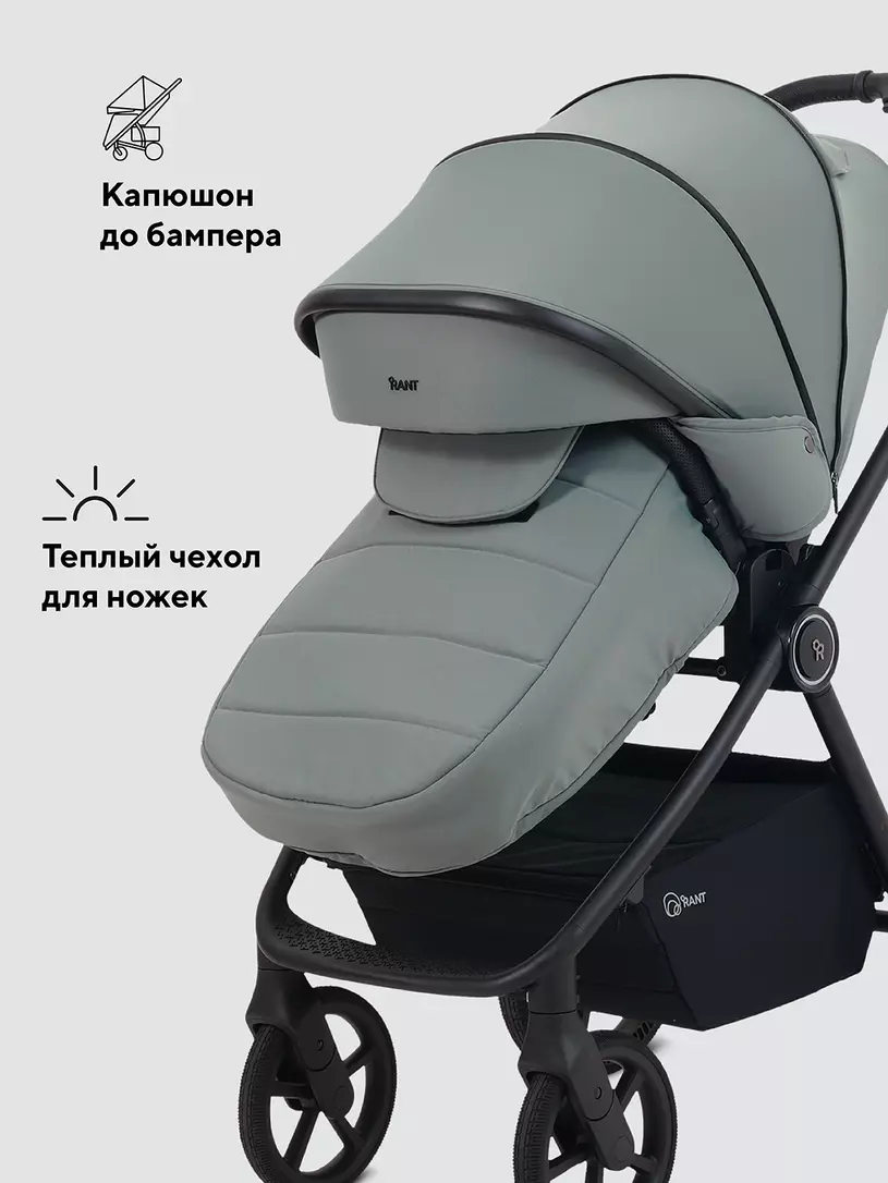 Коляска 2 в 1 Rant Teo Soft Olive