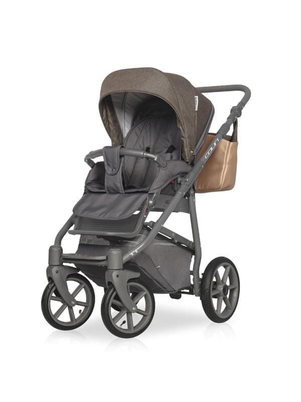 Коляска 2 в 1 Riko Basic Colin 03 коричневый