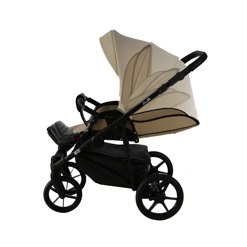 Детская коляска Sevillababy Tisso 2 в 1 бежевый экокожа