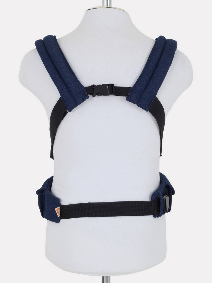 Рюкзак-кенгуру Топотушки Деним стежка синий