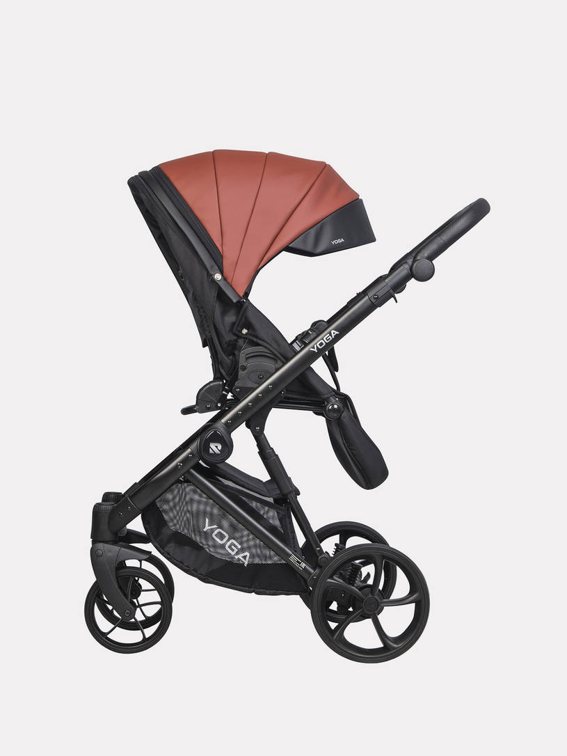 Коляска 2 в 1 Riko Basic Yoga Ecco 14 Maroon