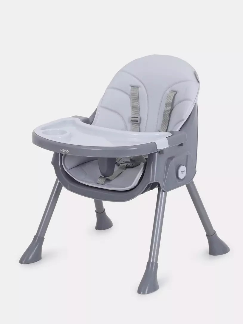 Стульчик для кормления Mowbaby Nemo Light grey