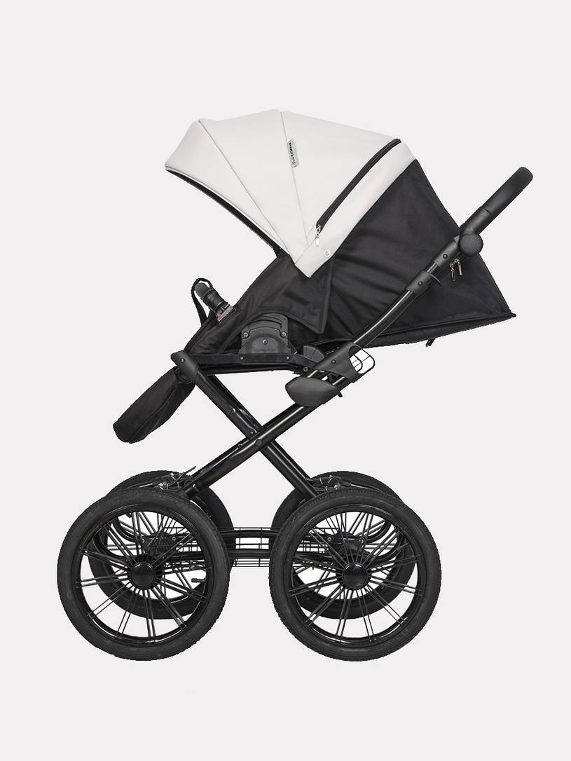 Коляска 2 в 1 Riko Basic Ozon Prestige 07 белый