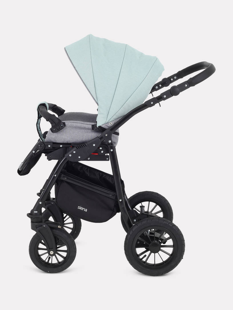 Коляска Rant Siena 2024 10 серый-ментоловый