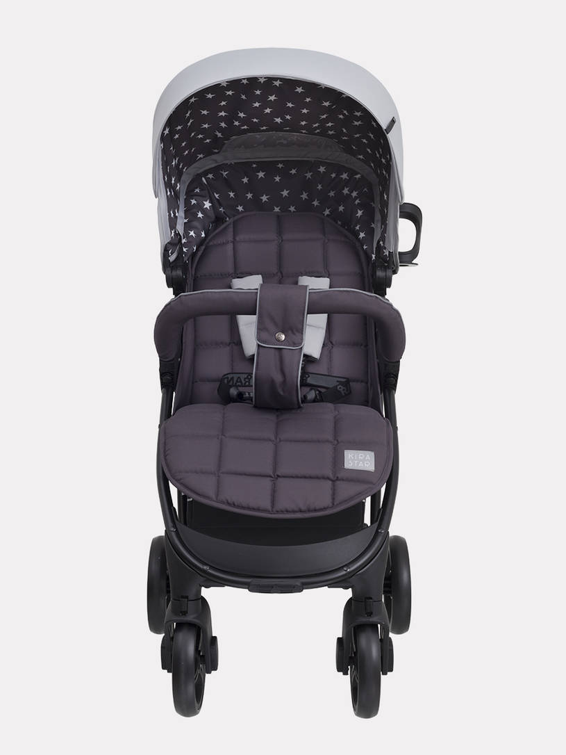 Коляска прогулочная Rant Kira Star Soft Grey. Цвет: Серый