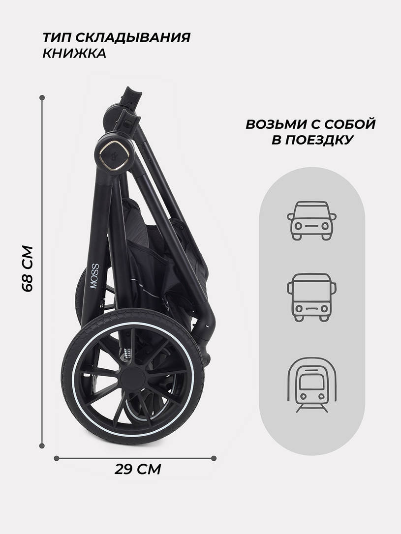Коляска 2 в 1 Rant Moss 2025 Green